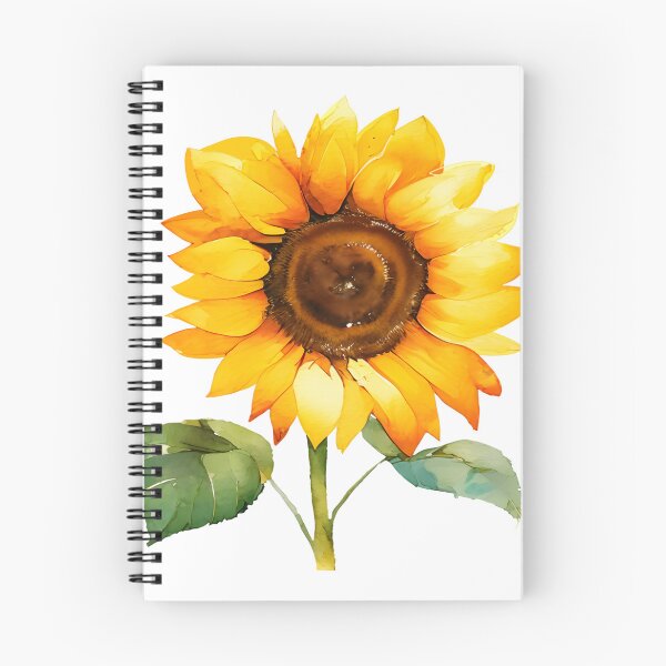 Item preview, Sunflower watercolor designed and sold by Vinecoco.