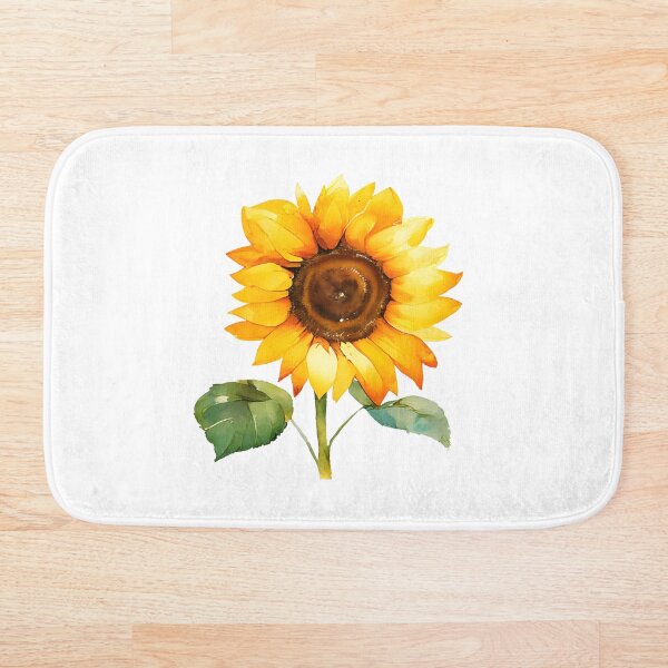 Item preview, Acuarela de girasol designed and sold by Vinecoco.
