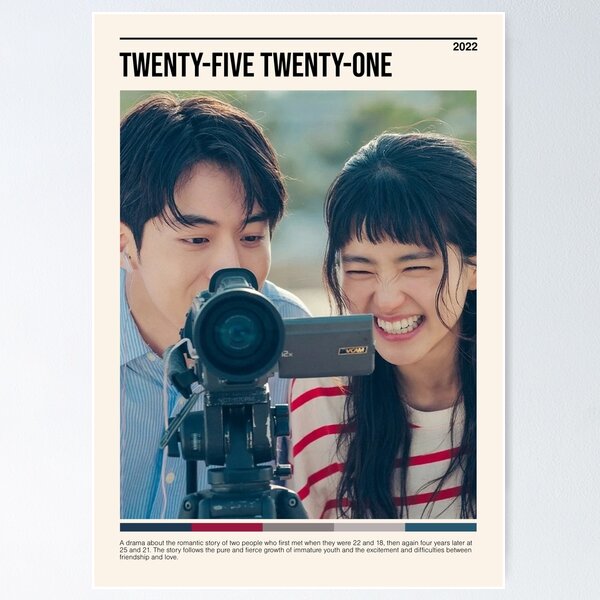 Item preview, Twenty-Five Twenty-One, Minimalist Kdrama (2022) designed and sold by PinkandP.