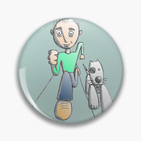 Item preview, Man and Dog Running designed and sold by PaulWebster.