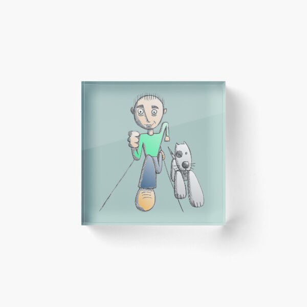 Item preview, Man and Dog Running designed and sold by PaulWebster.