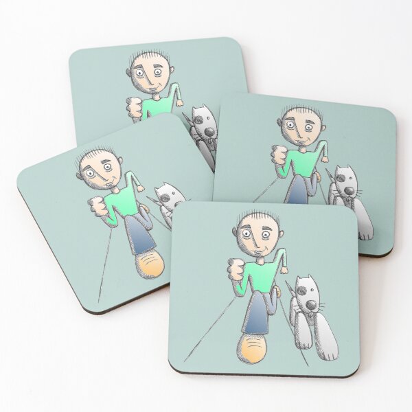 Item preview, Man and Dog Running designed and sold by PaulWebster.