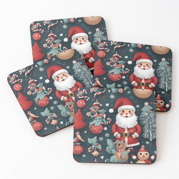 Item preview, Festive Christmas magic: background pattern with Santa Claus designed and sold by byaz3.