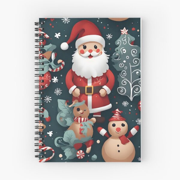 Item preview, Festive Christmas magic: background pattern with Santa Claus designed and sold by byaz3.