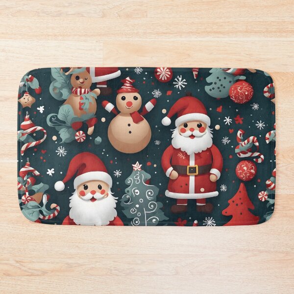Item preview, Festive Christmas magic: background pattern with Santa Claus designed and sold by byaz3.