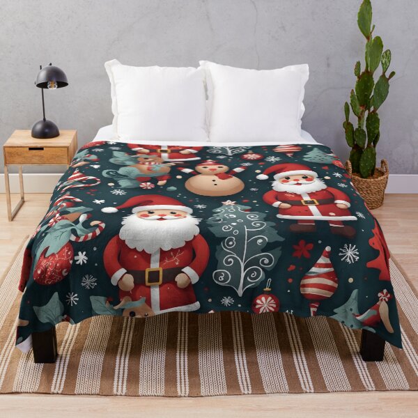 Item preview, Festive Christmas magic: background pattern with Santa Claus designed and sold by byaz3.