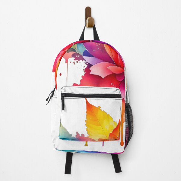 Item preview, water color splash flower art colorful designed and sold by EkkaArt.