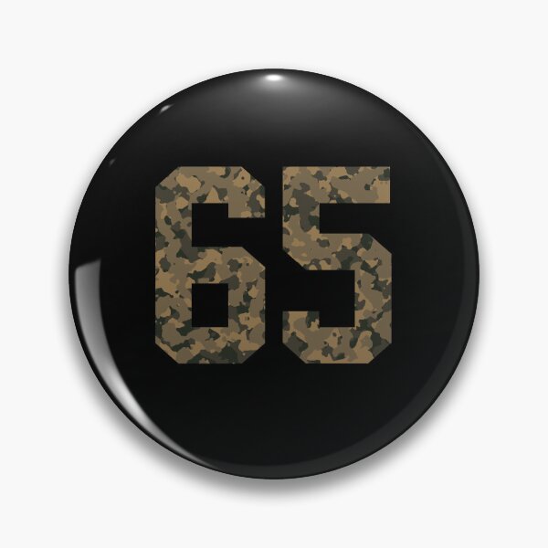 Item preview, Army Camouflage Number 65 - Sports Numbers designed and sold by NECHSTORE.