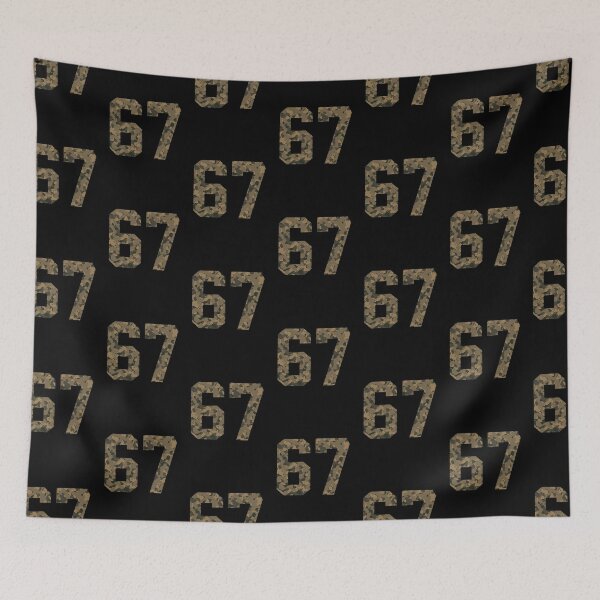 Item preview, Army Camouflage Number 67 - Sports Numbers designed and sold by NECHSTORE.