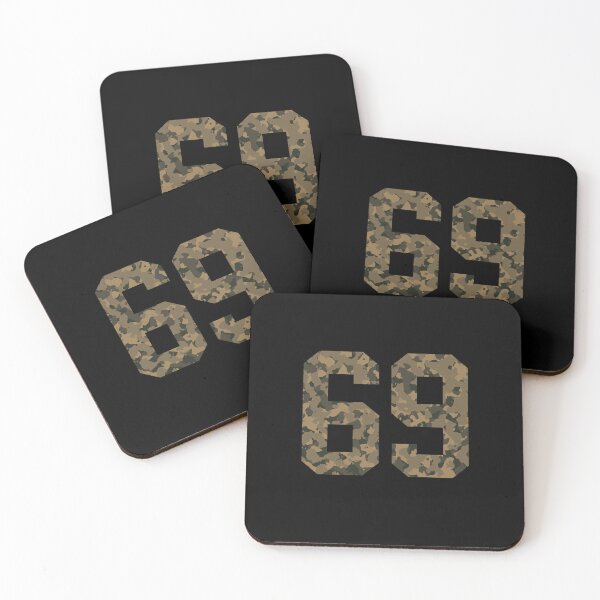 Item preview, Army Camouflage Number 69 - Sports Numbers designed and sold by NECHSTORE.