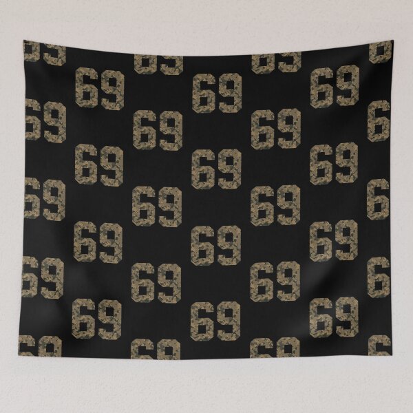 Item preview, Army Camouflage Number 69 - Sports Numbers designed and sold by NECHSTORE.