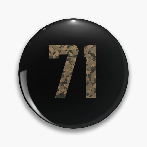 Item preview, Army Camouflage Number 71 - Sports Numbers designed and sold by NECHSTORE.