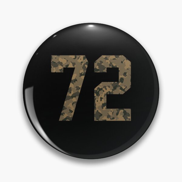 Item preview, Army Camouflage Number 72 - Sports Numbers designed and sold by NECHSTORE.