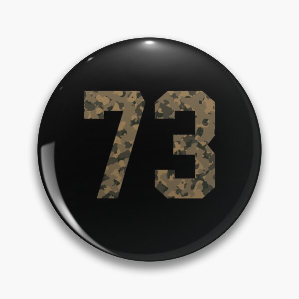 Item preview, Army Camouflage Number 73 - Sports Numbers designed and sold by NECHSTORE.