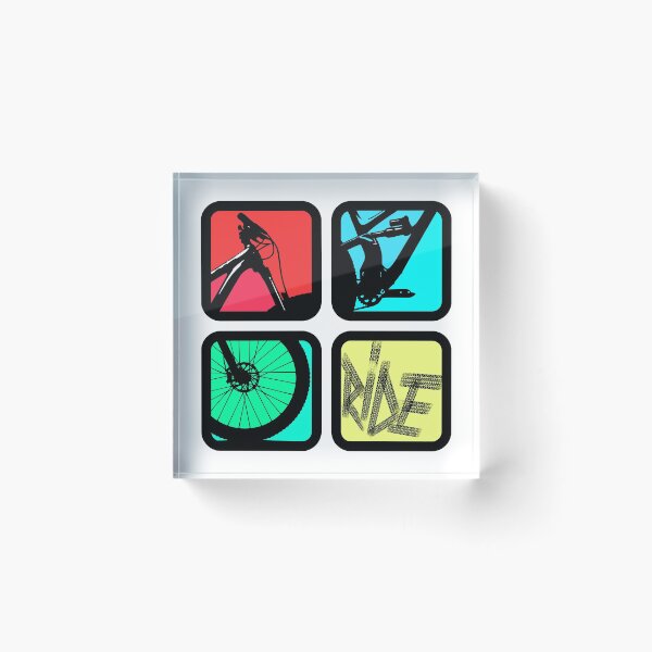 Aperçu de l'œuvre Couleurs MTB Square créée et vendue par tabemisa.