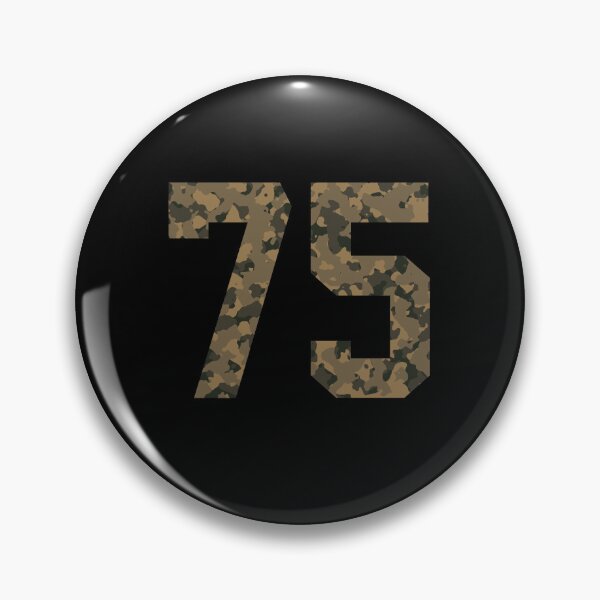 Item preview, Army Camouflage Number 75 - Sports Numbers designed and sold by NECHSTORE.