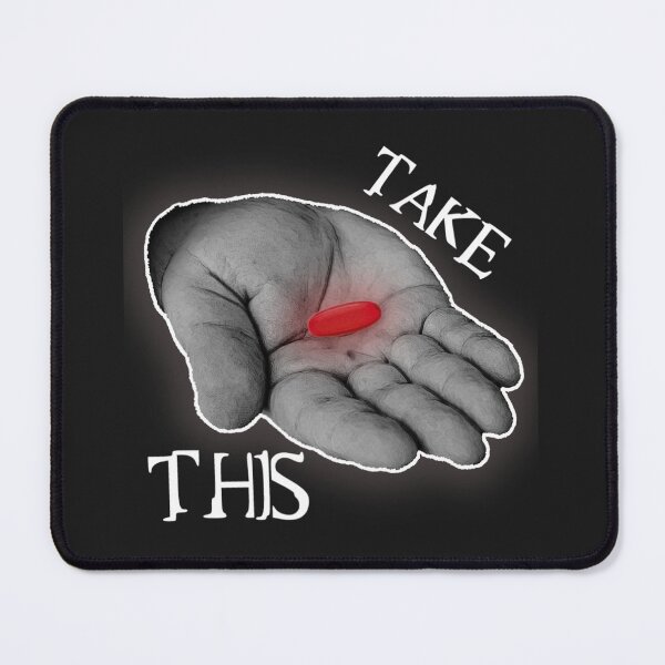 Item preview, Red pill for take T-shirt designed and sold by VEL-UP.