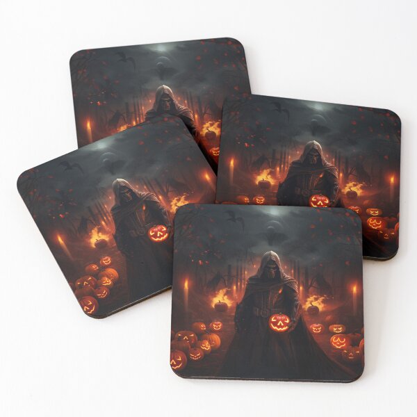 Item preview, Cloaked Phantom with Jack-o-Lantern (Halloween) designed and sold by AbsudlyEpicAI.