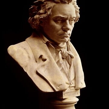 Artwork thumbnail, Beethoven bust statue by Hagen by PZAndrews