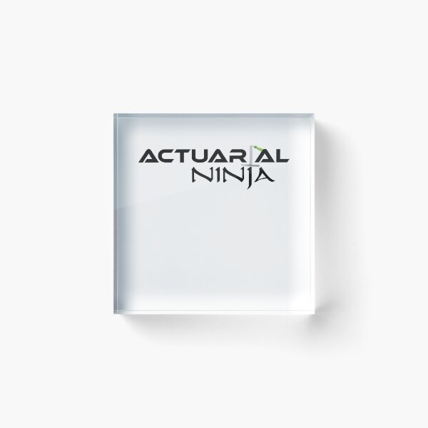 Item preview, Actuarial Ninja designed and sold by TeeTimeGuys.