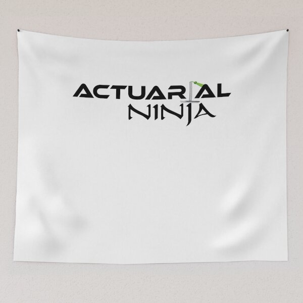 Item preview, Actuarial Ninja designed and sold by TeeTimeGuys.