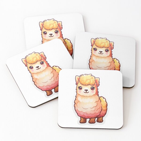 Item preview, Adorable Kawaii Alpaca Art - Cute Llama Illustration designed and sold by UnplainShirt.