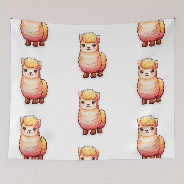 Item preview, Adorable Kawaii Alpaca Art - Cute Llama Illustration designed and sold by UnplainShirt.