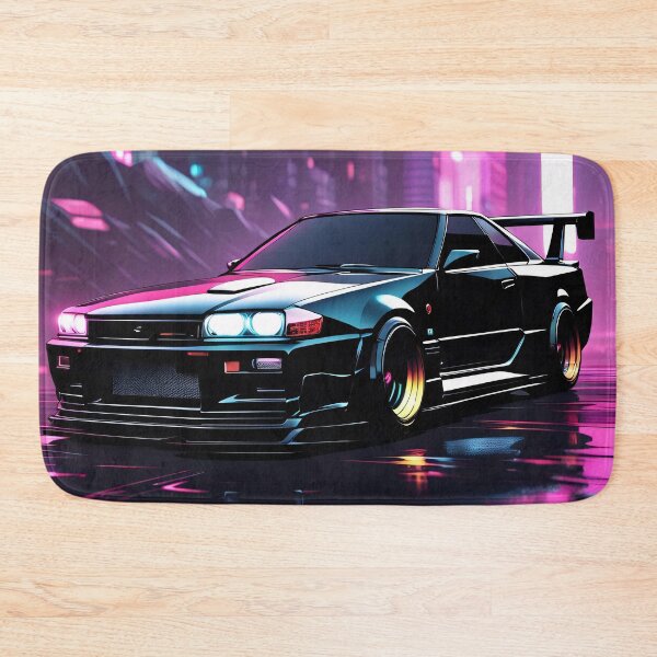 Item preview, Modern Nissan Skyline GTR 34 poster design designed and sold by Salimgor Hangaround Music.