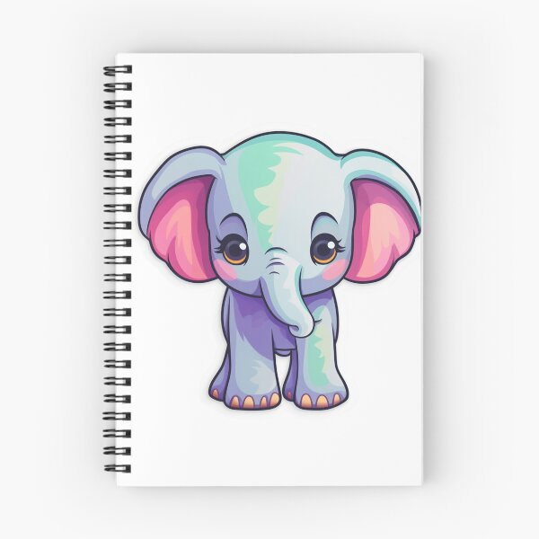 Artikelvorschau, Entzückende Kawaii-Baby-Elefant-Kunst entworfen und verkauft von UnplainShirt.