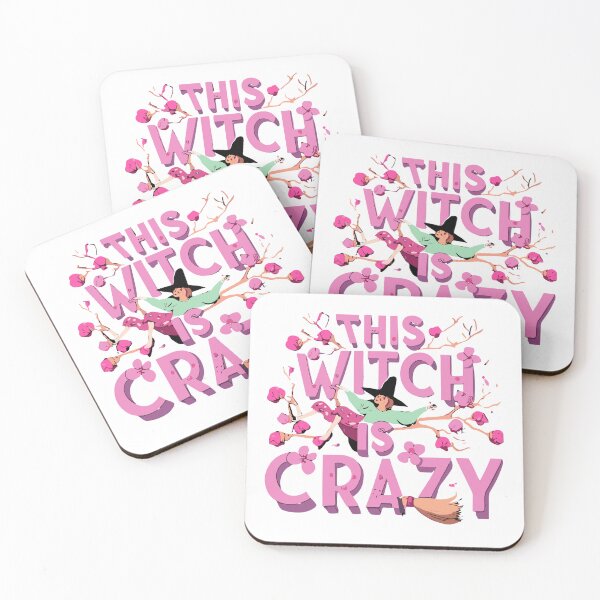 Item preview, This Witch Is Crazy–Cherry Blossom Halloween  designed and sold by Collision19.