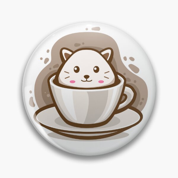 Item preview, Cat Coffee Drink Doodle Art designed and sold by chomaruddin tri amboko.