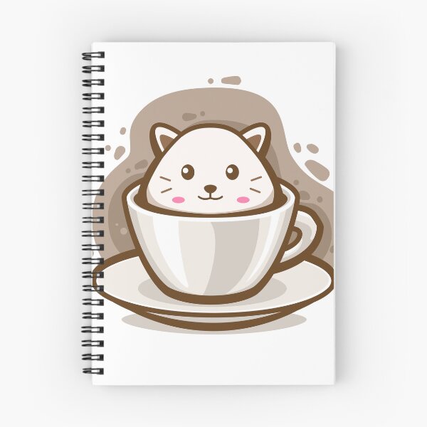 Item preview, Cat Coffee Drink Doodle Art designed and sold by chomaruddin tri amboko.