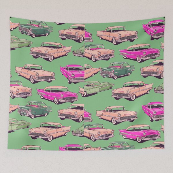Item preview, Pink Cadillac Digital Pattern designed and sold by zolarche.