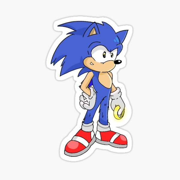 Fleetway Super Sonic Headshot Sticker for Sale by PH4NT4SM