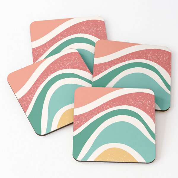 Item preview, retro wave patterns designed and sold by hobakmacha.