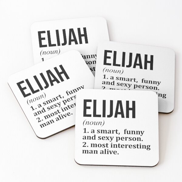 Item preview, Elijah Name Definition designed and sold by XCIV.