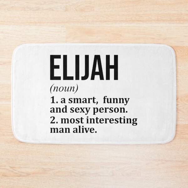 Item preview, Elijah Name Definition designed and sold by XCIV.