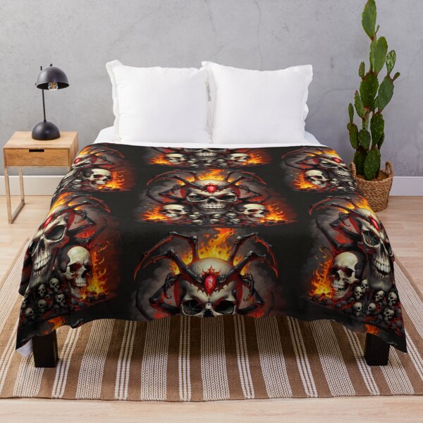 Item preview, Inferno Ruby of Skulls: Black Widow and Flames designed and sold by THEVOICE-AI.