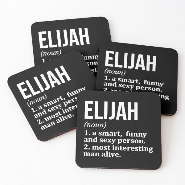 Item preview, Elijah Name Definition designed and sold by XCIV.