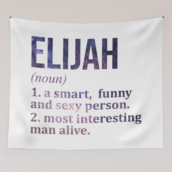 Item preview, Elijah Name Definition designed and sold by XCIV.