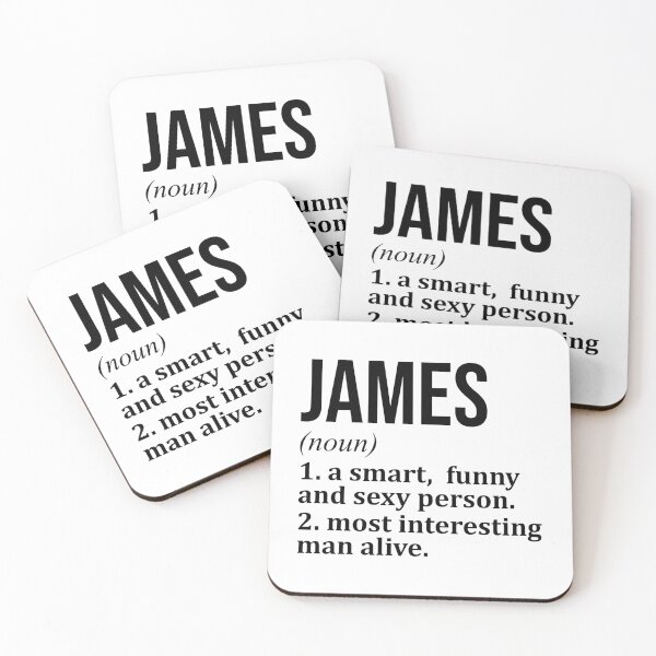 Item preview, James Name Definition designed and sold by XCIV.