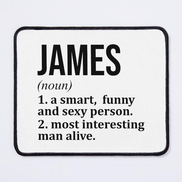 Item preview, James Name Definition designed and sold by XCIV.