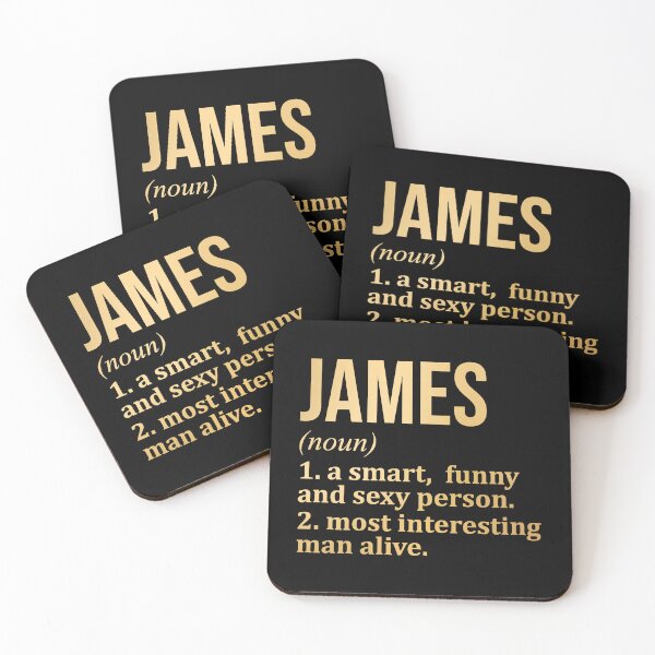 Item preview, James Name Definition in Gold designed and sold by XCIV.