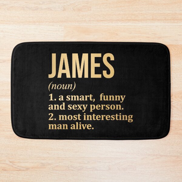 Item preview, James Name Definition in Gold designed and sold by XCIV.
