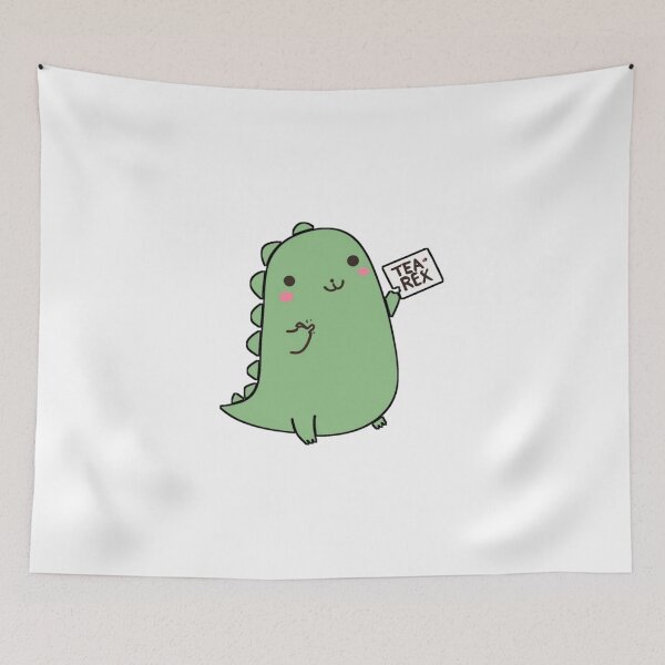 Item preview, Kawaii cute dinosaur tea-rex green designed and sold by FenwickDesign99.