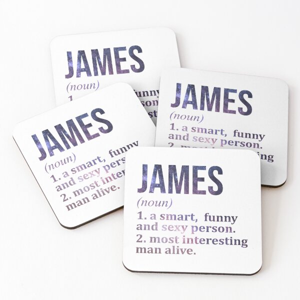 Item preview, James Name Definition designed and sold by XCIV.