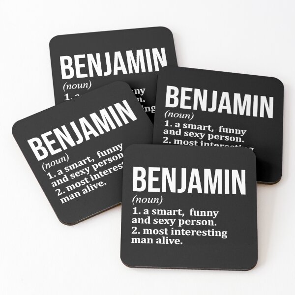 Item preview, Benjamin Name Definition designed and sold by XCIV.