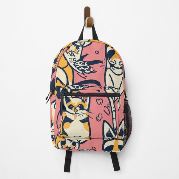 Item preview, Cat Pattern Backpack designed and sold by SUKREEP.