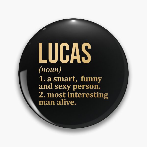 Artikelvorschau, Lucas Namensdefinition in Gold entworfen und verkauft von XCIV.