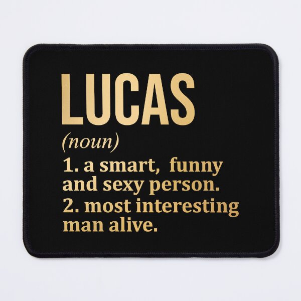 Item preview, Lucas Name Definition in Gold designed and sold by XCIV.